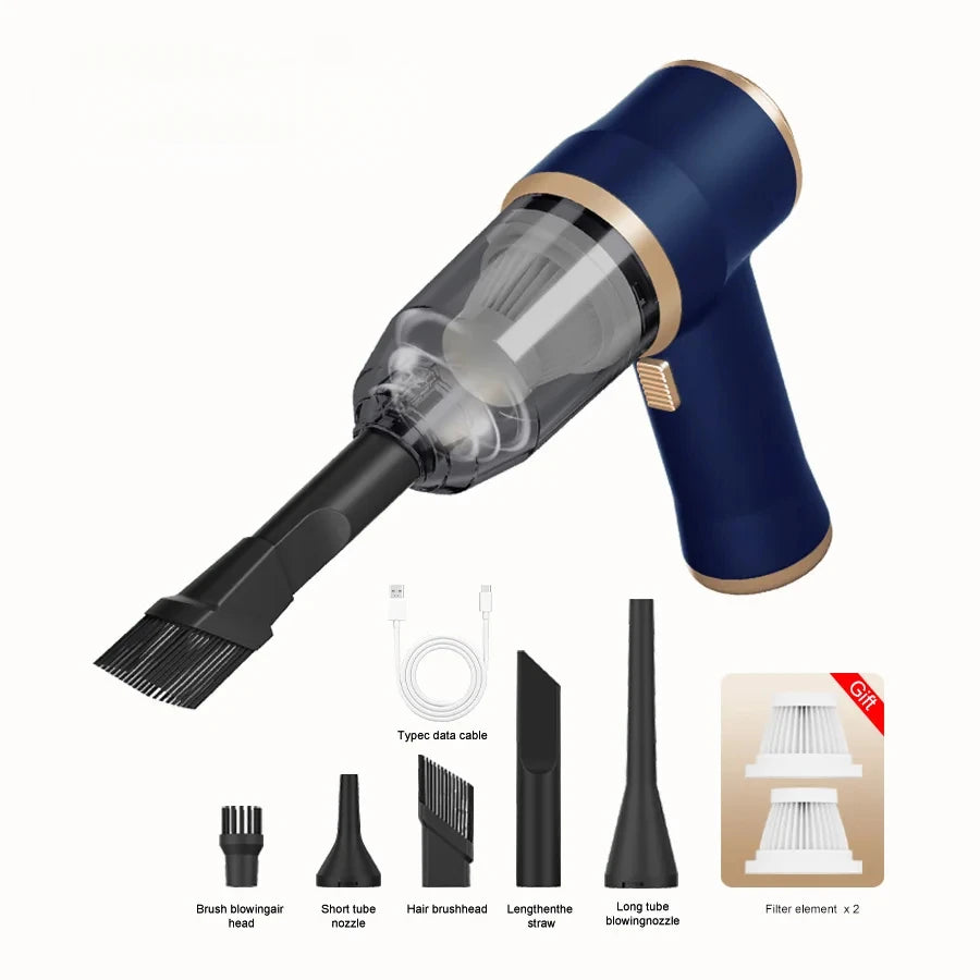 2026New Wireless Car Vacuum Cleaner for Cleaning Bedroom Carpets Portable High Power Function Home Appliance Cleaning Machine