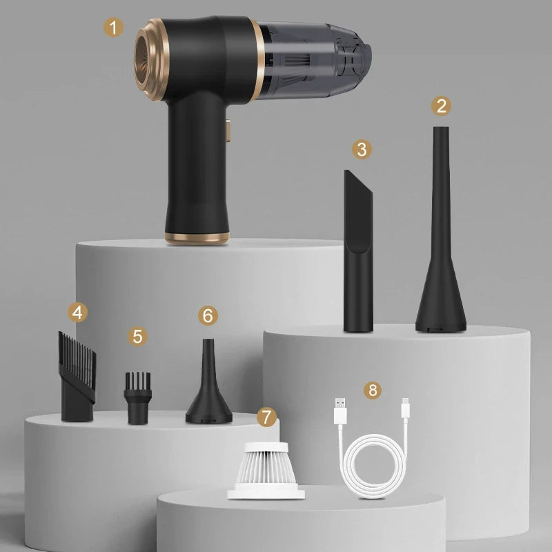2026New Wireless Car Vacuum Cleaner for Cleaning Bedroom Carpets Portable High Power Function Home Appliance Cleaning Machine