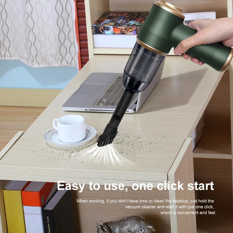 2026New Wireless Car Vacuum Cleaner for Cleaning Bedroom Carpets Portable High Power Function Home Appliance Cleaning Machine