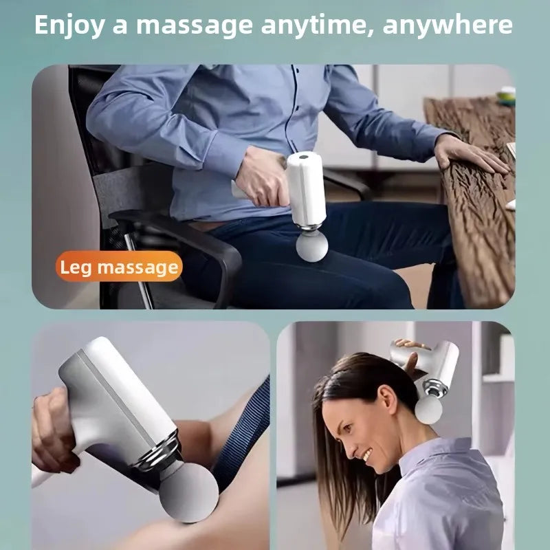 High Power Massage Gun Muscle Relaxation Device Smart Mini Percussion Massager for Men Women Multi Function Deep Tissue Body
