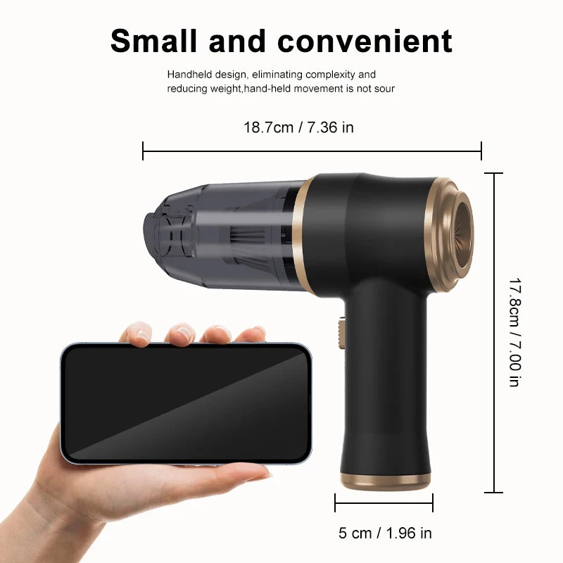2026New Wireless Car Vacuum Cleaner for Cleaning Bedroom Carpets Portable High Power Function Home Appliance Cleaning Machine